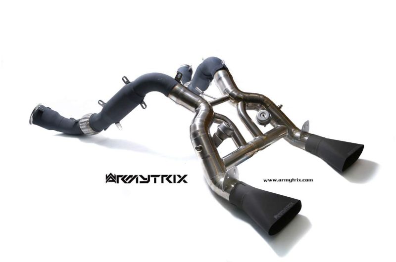 mclaren mp4 650s armytrix valvetronic exhaust