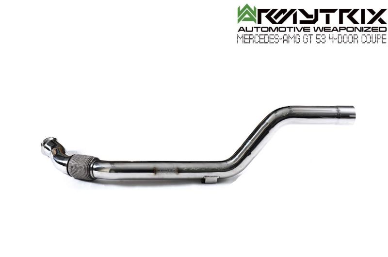 mercedes amg gt53 4-door coupe armytrix exhaust system