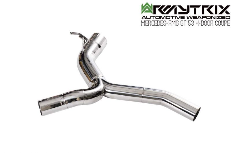 mercedes amg gt53 4-door coupe armytrix exhaust system