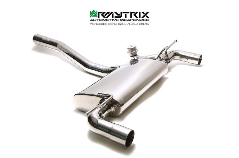 mercedes benz a250 armytrix valvetronic exhaust