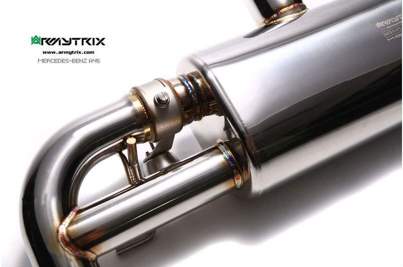 mercedes benz a45 amg armytrix valvetronic exhaust