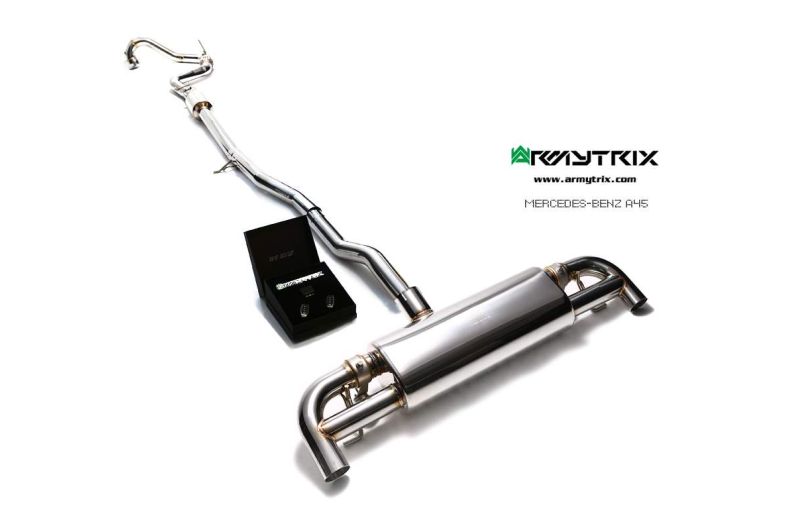 mercedes benz W176 a45 amg armytrix valvetronic exhaust