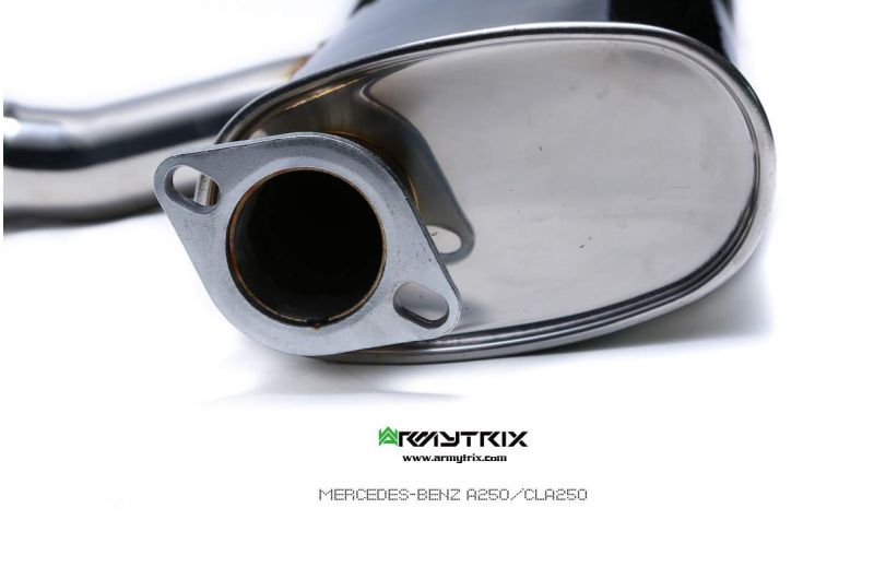 mercedes benz cla250 armytrix valvetronic exhaust