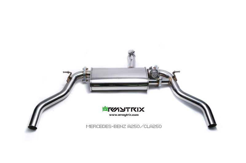 mercedes benz cla250 armytrix valvetronic exhaust