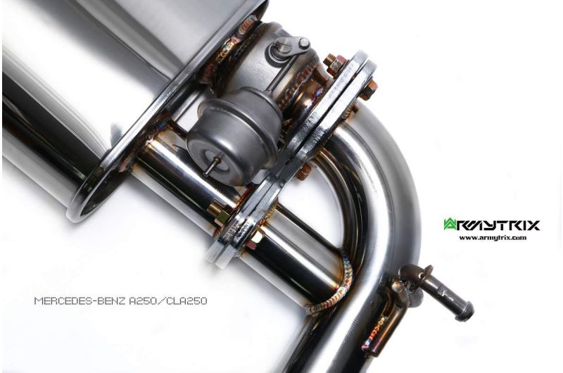 mercedes benz cla250 armytrix valvetronic exhaust