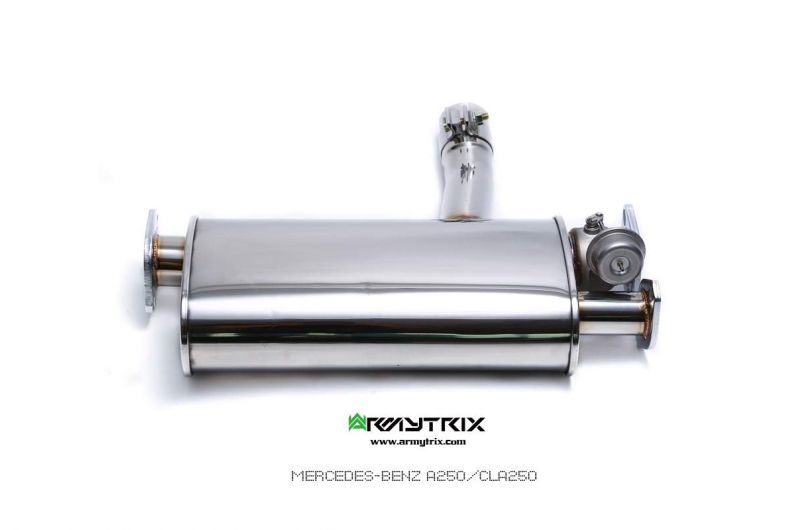 mercedes benz cla250 armytrix valvetronic exhaust