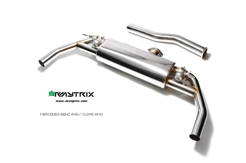 mercedes benz cla45 amg armytrix valvetronic exhaust