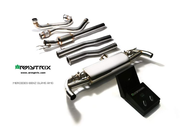 mercedes benz gla45 amg armytrix valvetronic exhaust