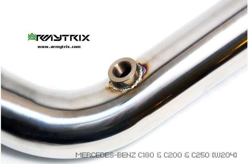 mercedes benz w204 c250 armytrix valvetronic exhaust