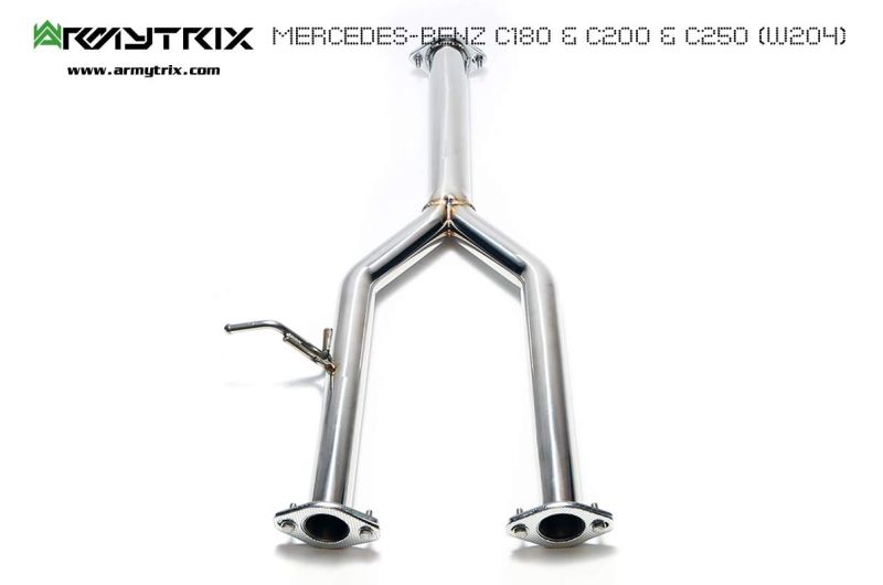 mercedes benz w204 c250 armytrix valvetronic exhaust