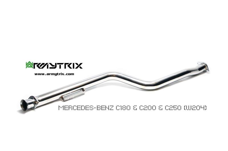 mercedes benz w204 c250 armytrix valvetronic exhaust