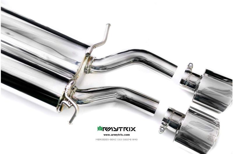 mercedes benz w204 c63 armytrix valvetronic exhaust