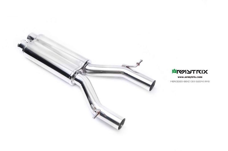 mercedes benz w204 c63 armytrix valvetronic exhaust