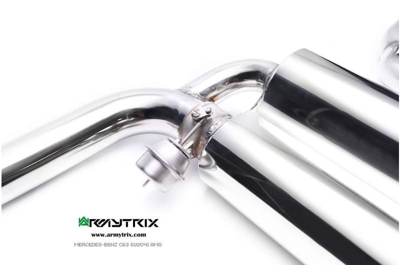 mercedes benz w204 c63 armytrix valvetronic exhaust