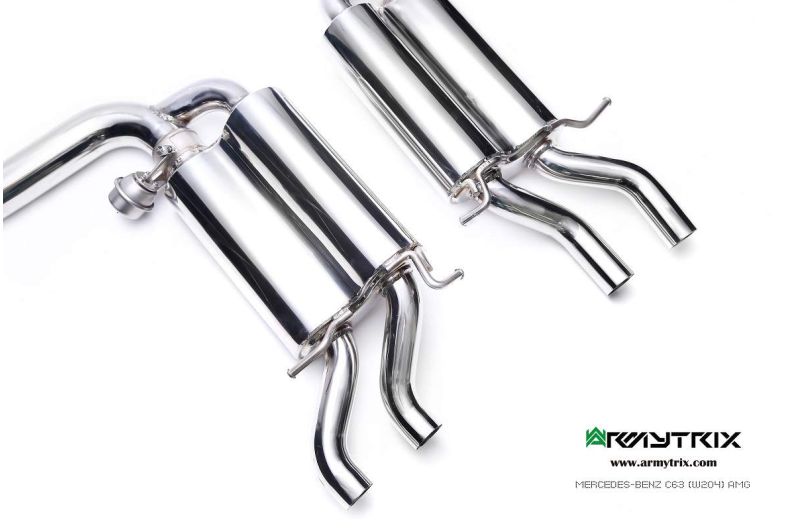 mercedes benz w204 c63 armytrix valvetronic exhaust