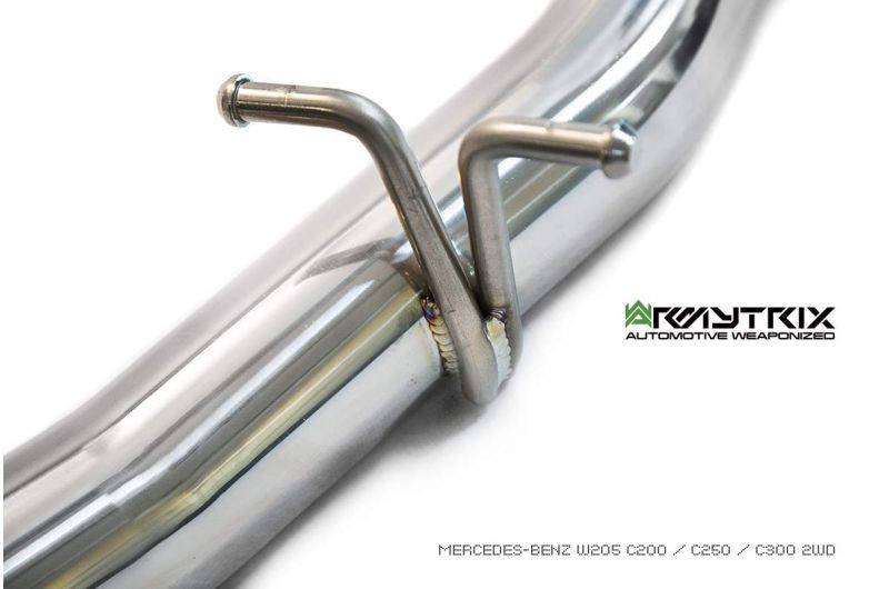 mercedes benz w205 250 armytrix valvetronic exhaust