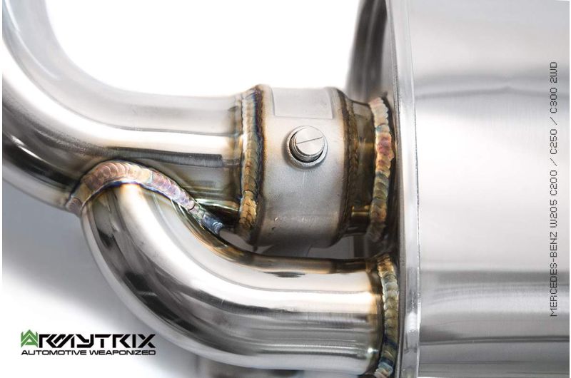 mercedes benz w205 250 armytrix valvetronic exhaust