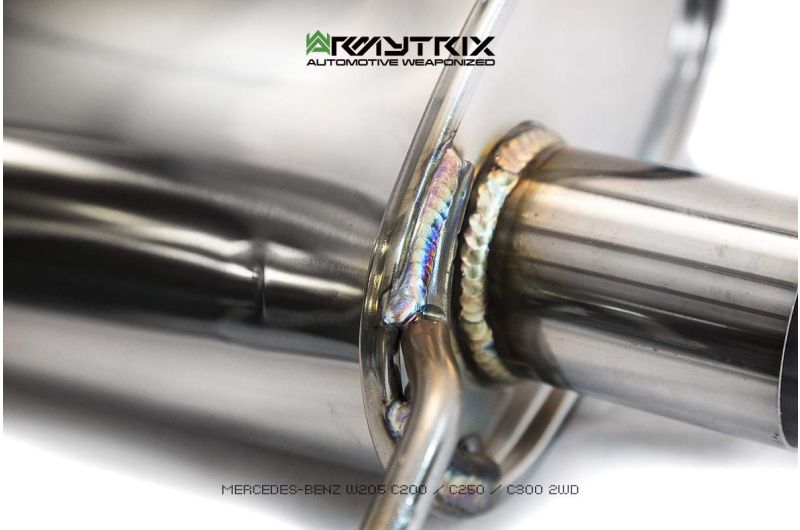 mercedes benz w205 250 armytrix valvetronic exhaust