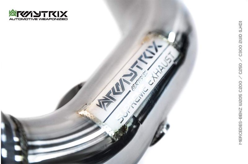 mercedes benz w205 250 armytrix valvetronic exhaust