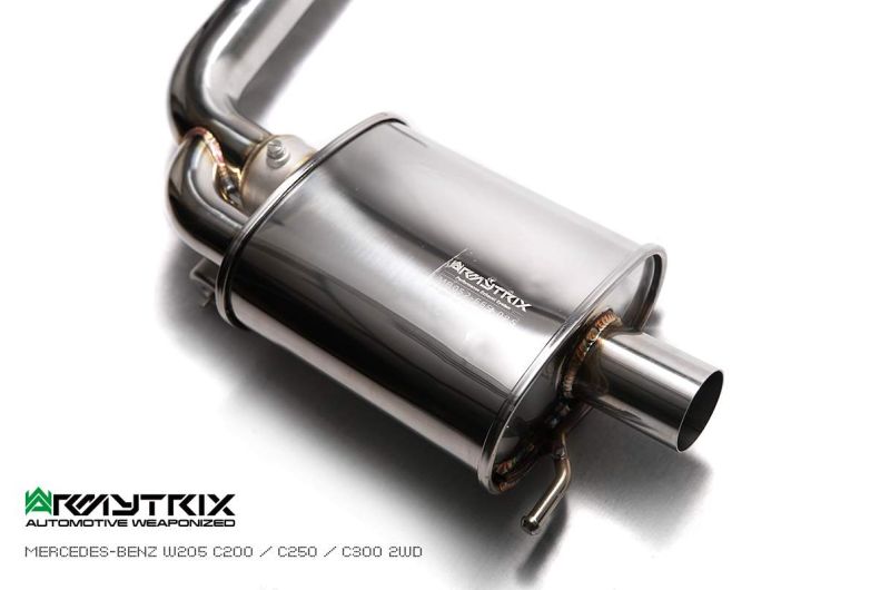 mercedes benz w205 250 armytrix valvetronic exhaust