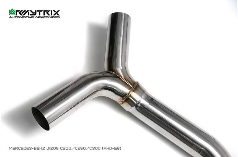 mercedes benz w205 c200 c250 c300 armytrix valvetronic exhaust