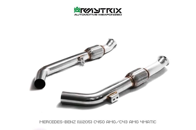 mercedes benz w205 c450 armytrix valvetronic exhaust