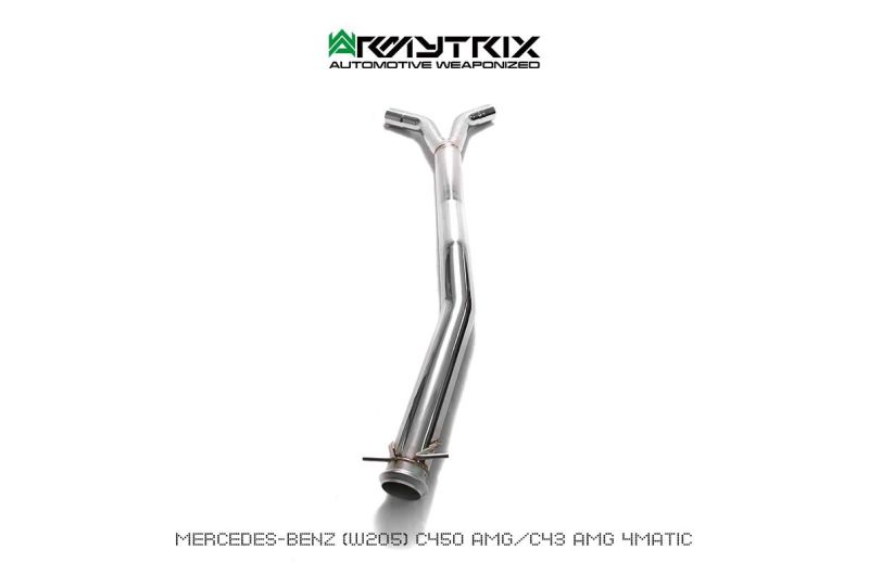 mercedes benz w205 c450 armytrix valvetronic exhaust