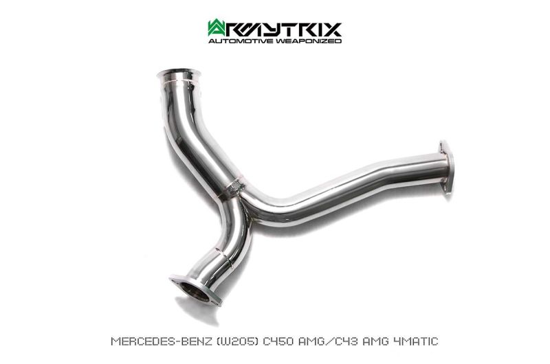 mercedes benz w205 c450 armytrix valvetronic exhaust