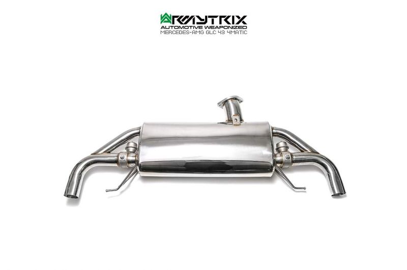 mercedes-benz x253 glc43 amg coupe suv armytrix exhaust valvetronic
