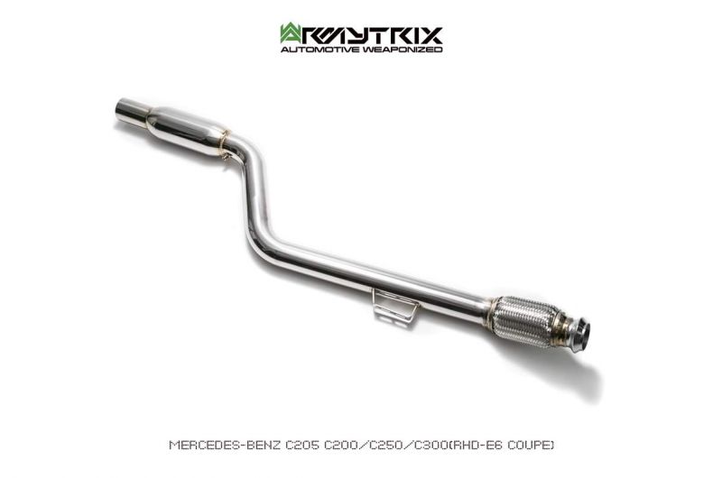 mercedes c250 coupe rhd euro6 armytrix valvetronic exhaust