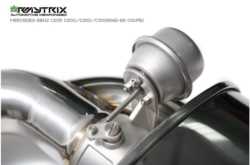 mercedes c250 coupe rhd euro6 armytrix valvetronic exhaust