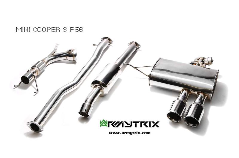 mini cooper s f56 armytrix valvetronic exhaust