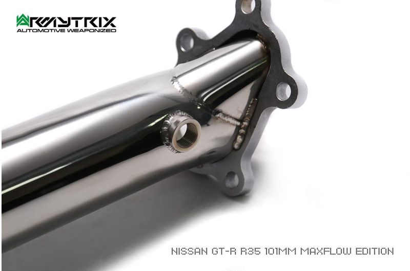 nissan gtr r35 101mm armytrix valvetronic exhaust