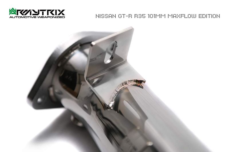 nissan gtr r35 101mm armytrix valvetronic exhaust