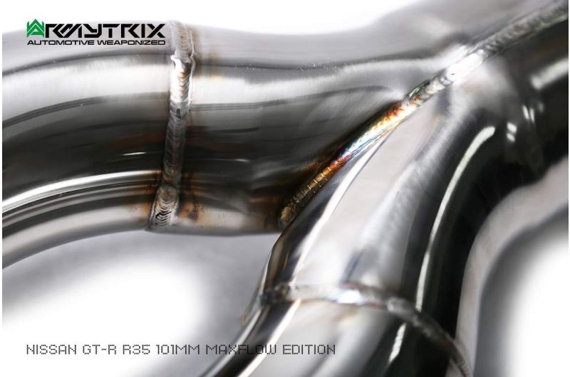 nissan gtr r35 101mm armytrix valvetronic exhaust