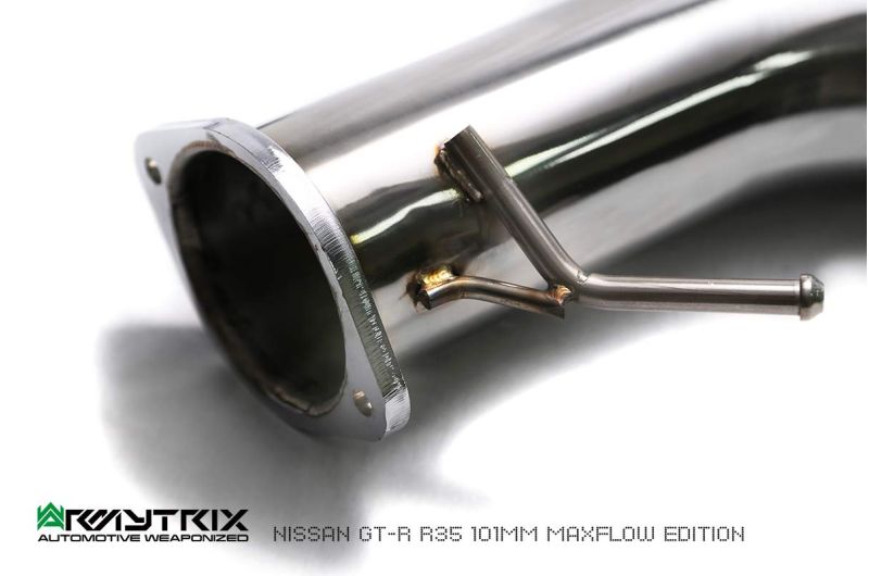 nissan gtr r35 101mm armytrix valvetronic exhaust