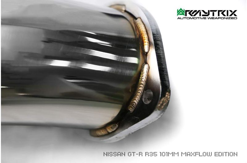 nissan gtr r35 101mm armytrix valvetronic exhaust