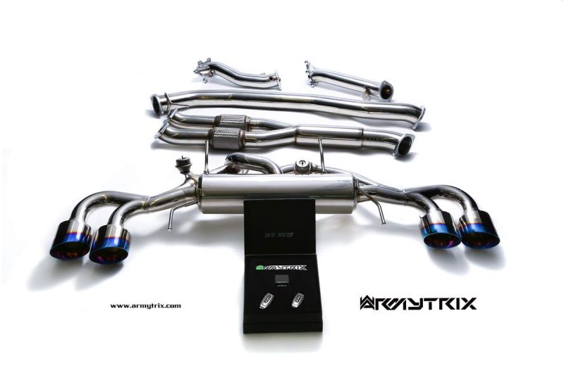 2017 nissan gtr r35 armytrix valvetronic exhaust