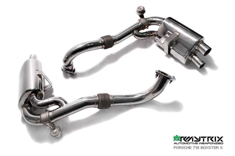 porsche 718 boxster armytrix valvetronic exhaust