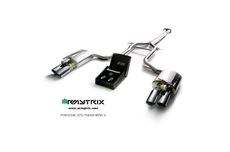 porsche 970 panamera s 4s armytrix valvetronic exhaust