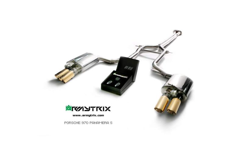 porsche 970 panamera s 4s armytrix valvetronic exhaust