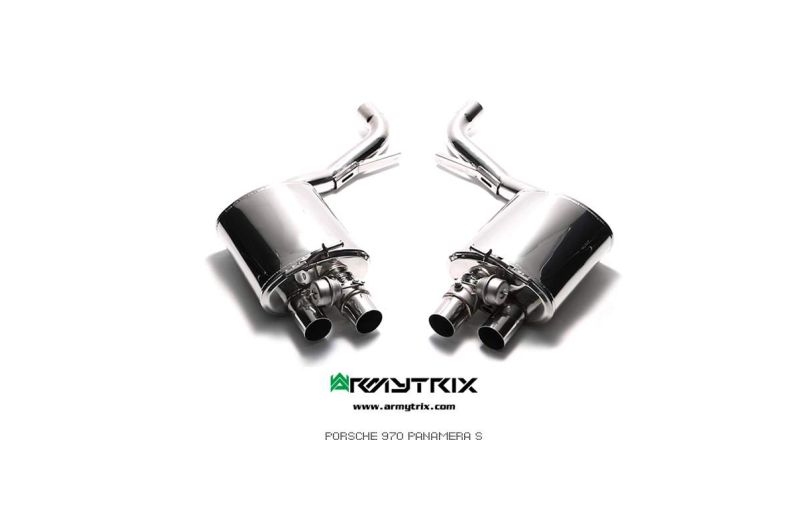 porsche 970 panamera s 4s armytrix valvetronic exhaust