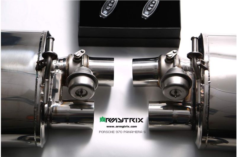 porsche 970 panamera s 4s armytrix valvetronic exhaust