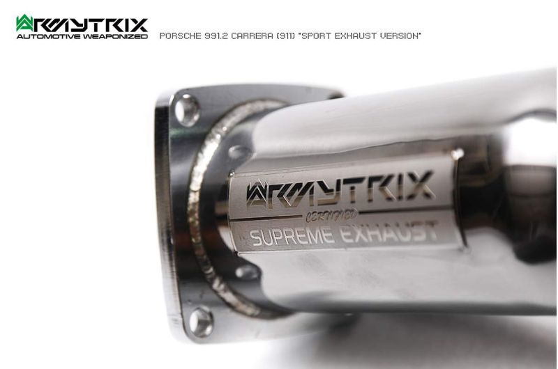 porsche 991 2 carrera armytrix valvetronic exhaust