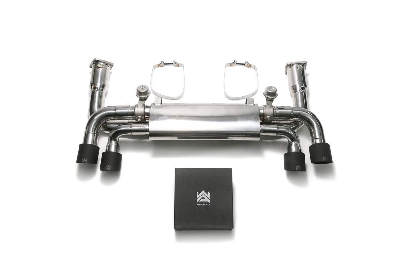 porsche carrera 991.2 quad tips armytrix exhaust