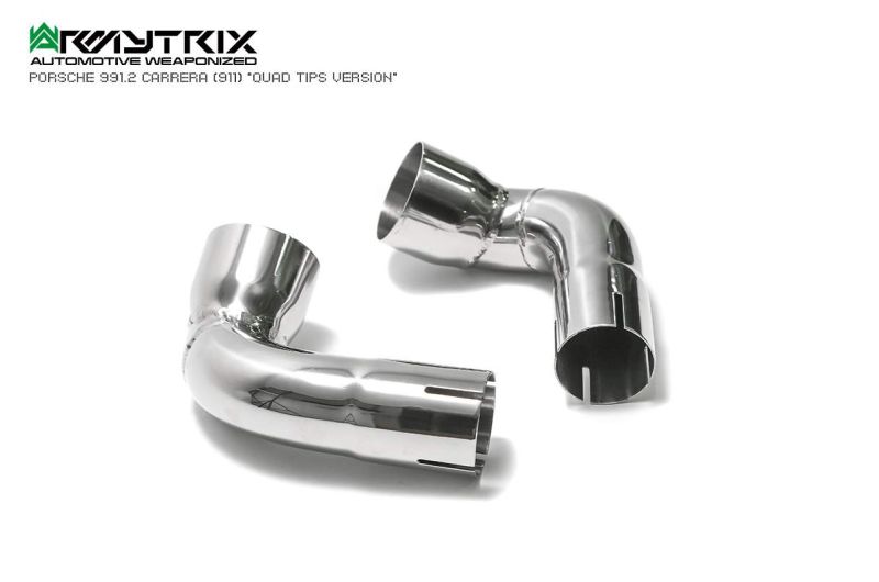 porsche 991 2 carrera quad tips version armytrix valvetronic exhaust