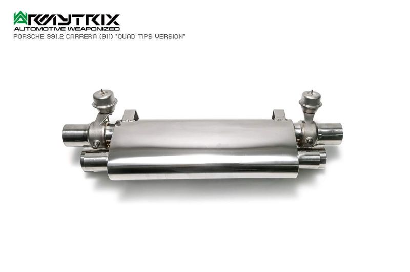 porsche 991 2 carrera quad tips version armytrix valvetronic exhaust