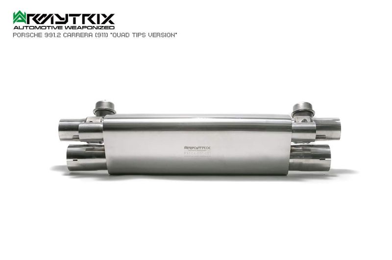 porsche 991 2 carrera quad tips version armytrix valvetronic exhaust