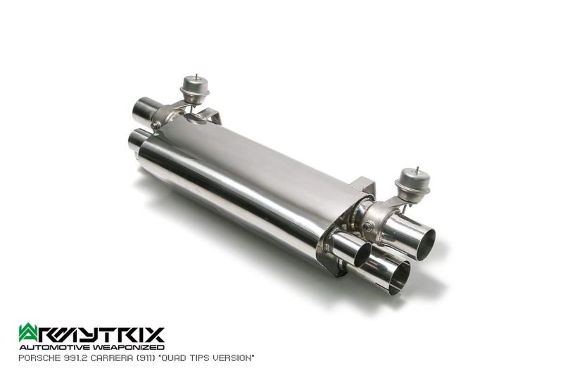 porsche 991 2 carrera quad tips version armytrix valvetronic exhaust