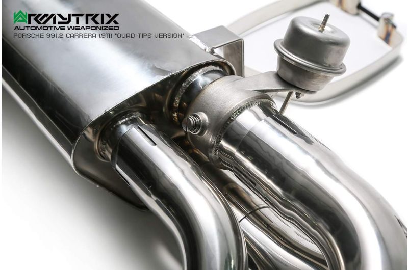 porsche 991 2 carrera quad tips version armytrix valvetronic exhaust